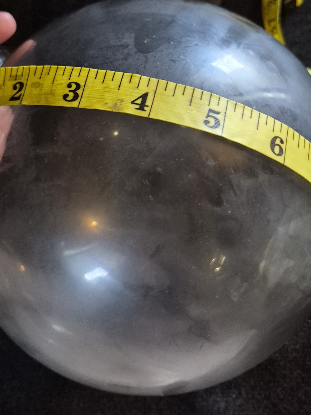 Pottery Barn Clear Globe Glass Vase - Picture 5 of 6